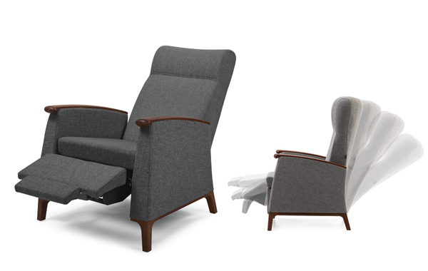 Ruhesessel Ruhesessel mit Kippfunktion und Beinauflage