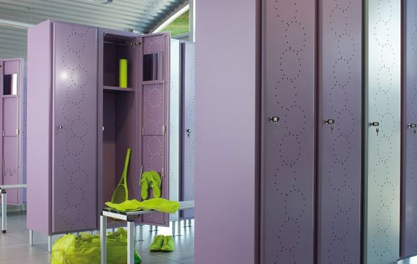 Gym-2 Garderobenschränke für Schulen, Sportstätten etc