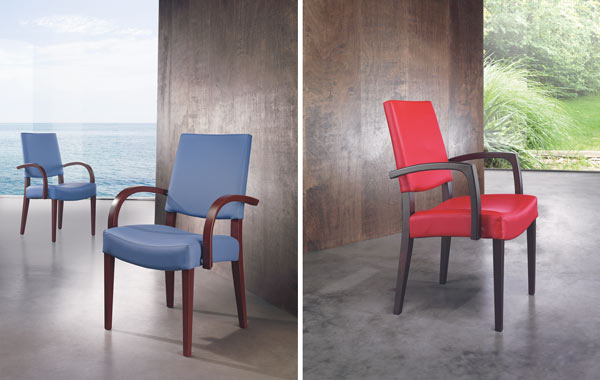 Armlehnstuhl unser Klassiker unter den Armlehnstühlen, mit klaren Linien und exzellentem Sitzkomfort