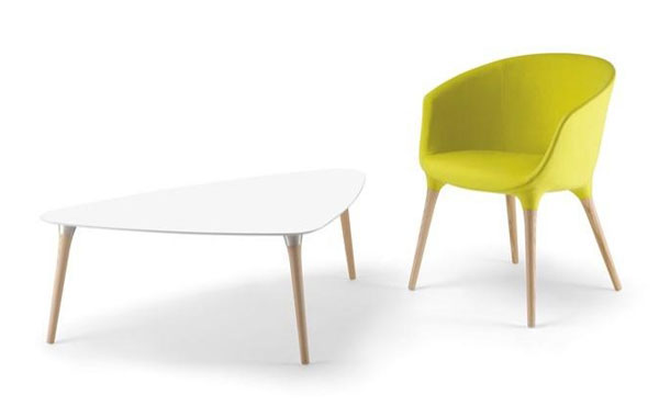 Beistelltisch_Sessel Design- Beistelltisch und Sessel