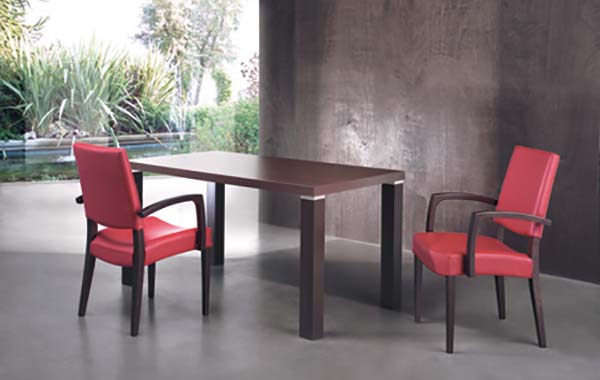 Esstisch Esstisch in wenge, Quaderdesign