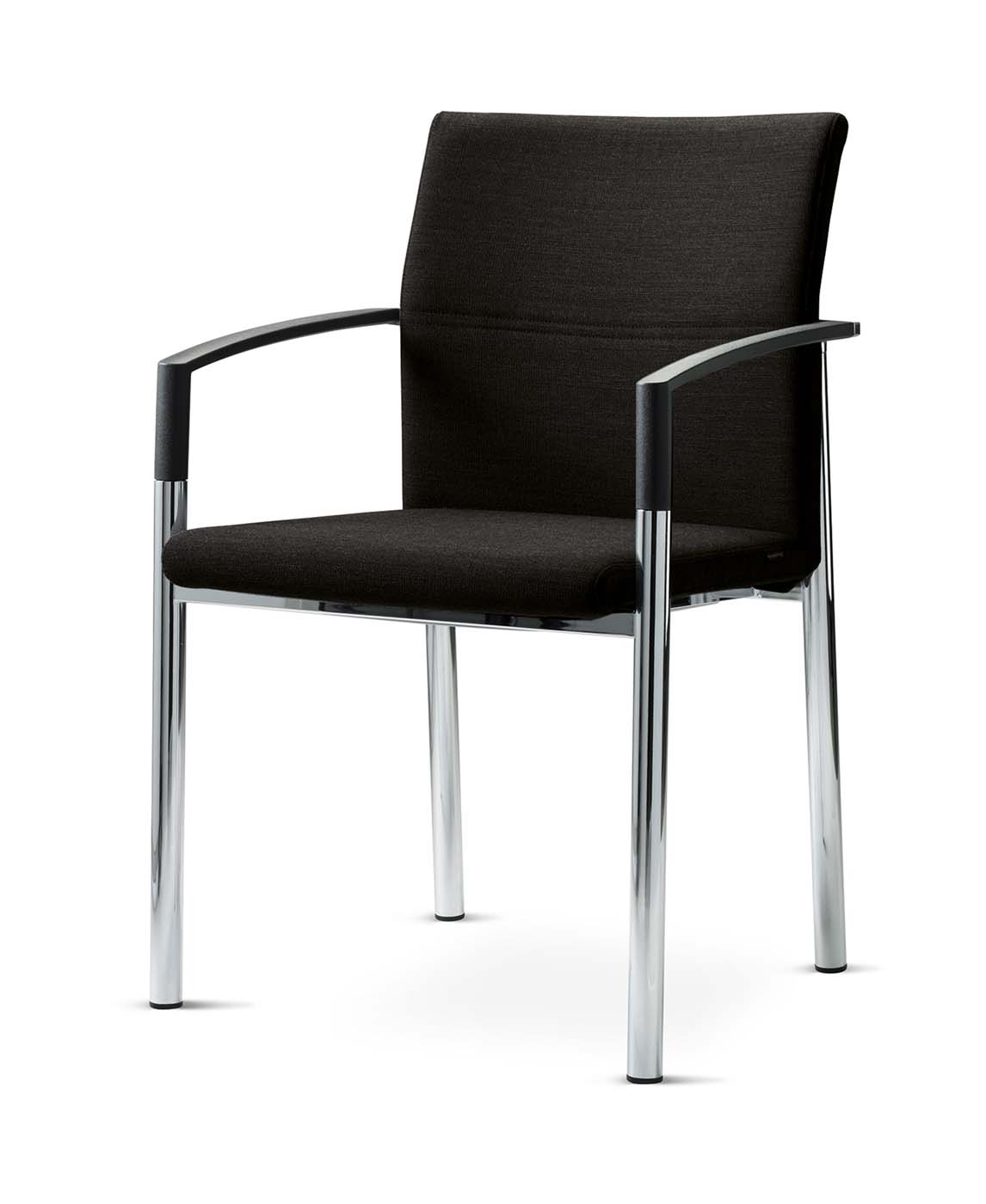 Schalenstuhl mit Armlehnen Kunststoff - ALUFORM_3