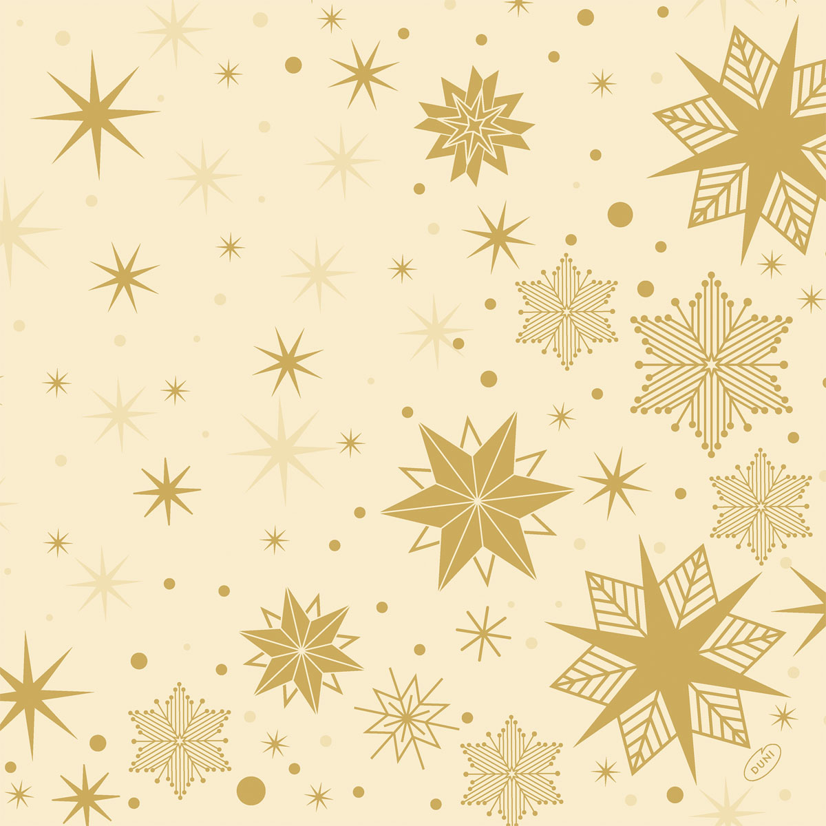 BIO-DUNISOFT-SERVIETTEN 40 x 40 cm, 1/4-FALZ | Stargazing Cream - Sonderpreis!