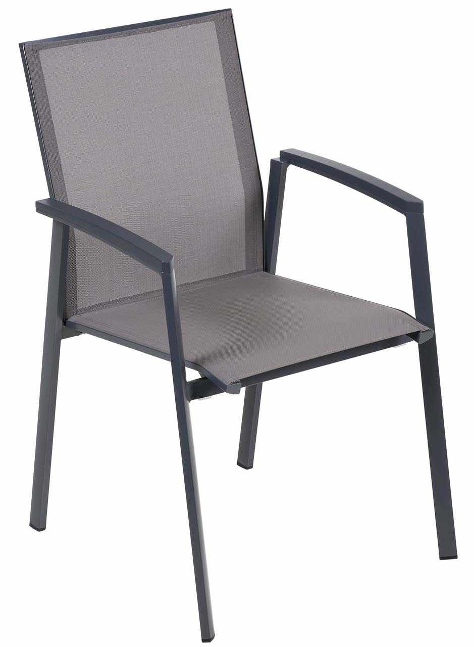 Armlehnstuhl BONDI - Gestell Anthrazit